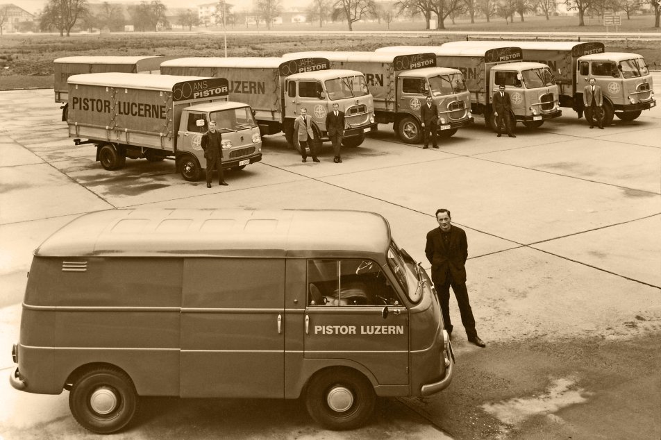 Die Pistor Wagenflotte, 1966.