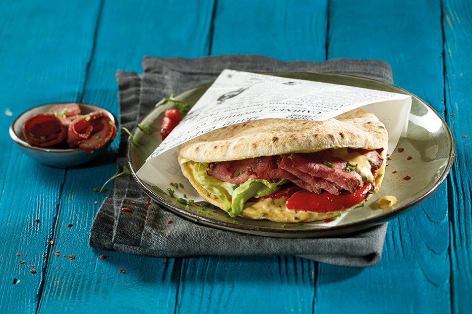 Pistor Inspiration Pita Konzept Roastbeef