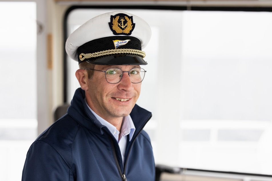Schweizerische-Bodensee- Schifffahrt-AG-Kapitän-Müller