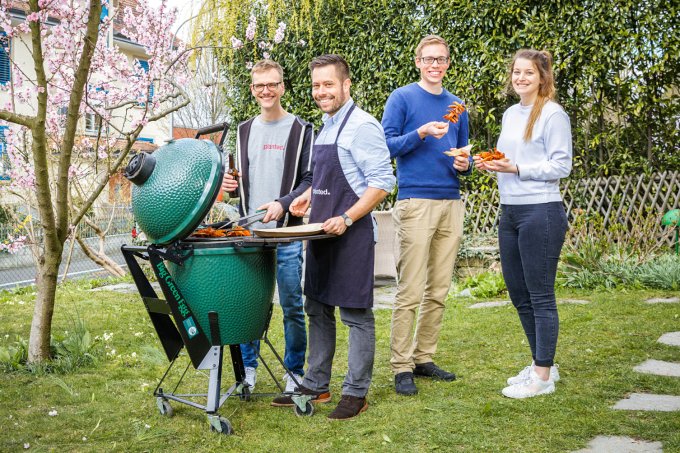 Pistor planted.chicken 100% pflanzenbasiertes Fleisch Team Grill