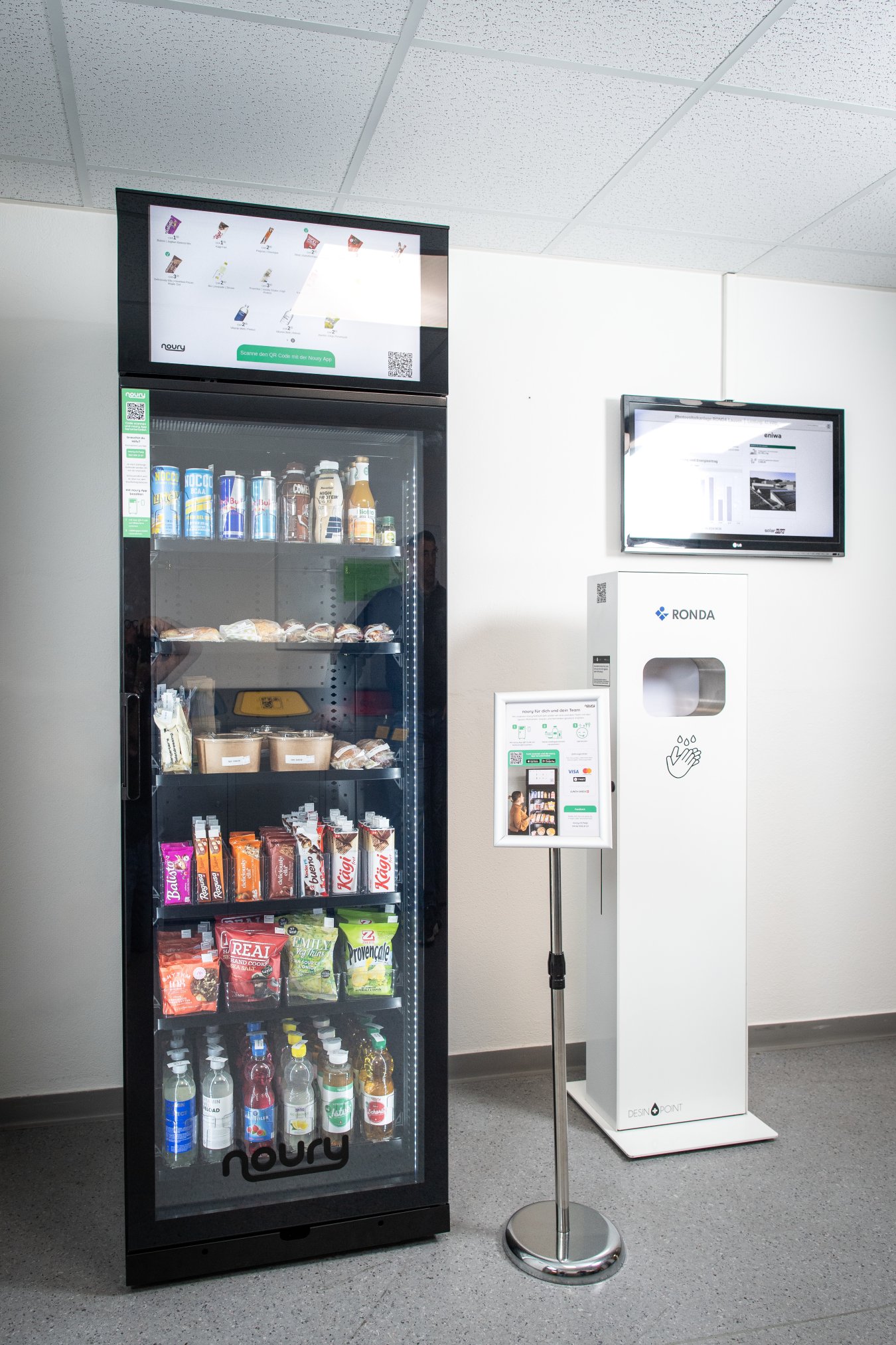 take away snackautomat befuellt