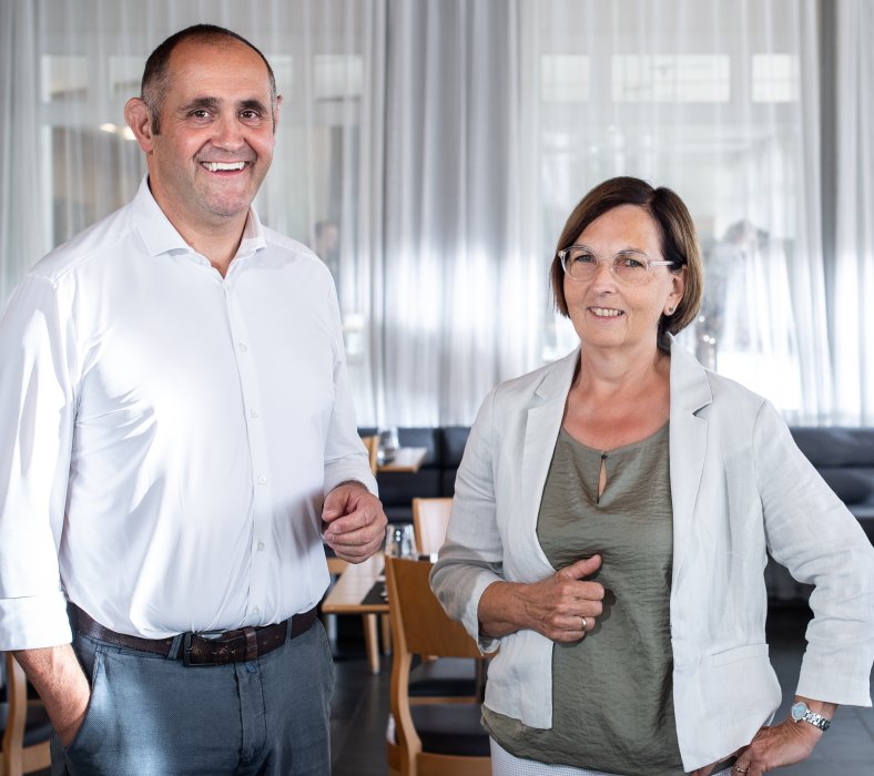klinik valens- Christian Böck und Martha Brotzer