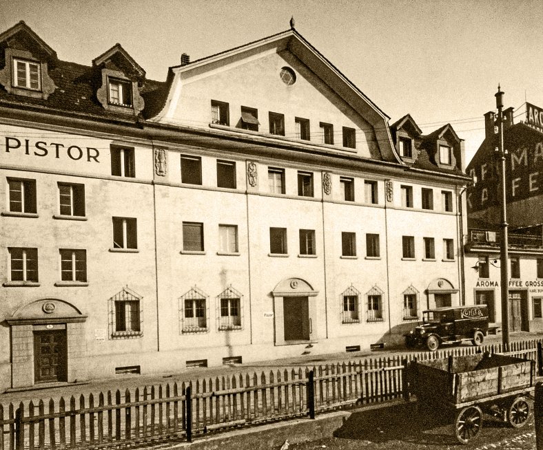 die alte pistor zentrale an der güterstrasse 5 in luzern