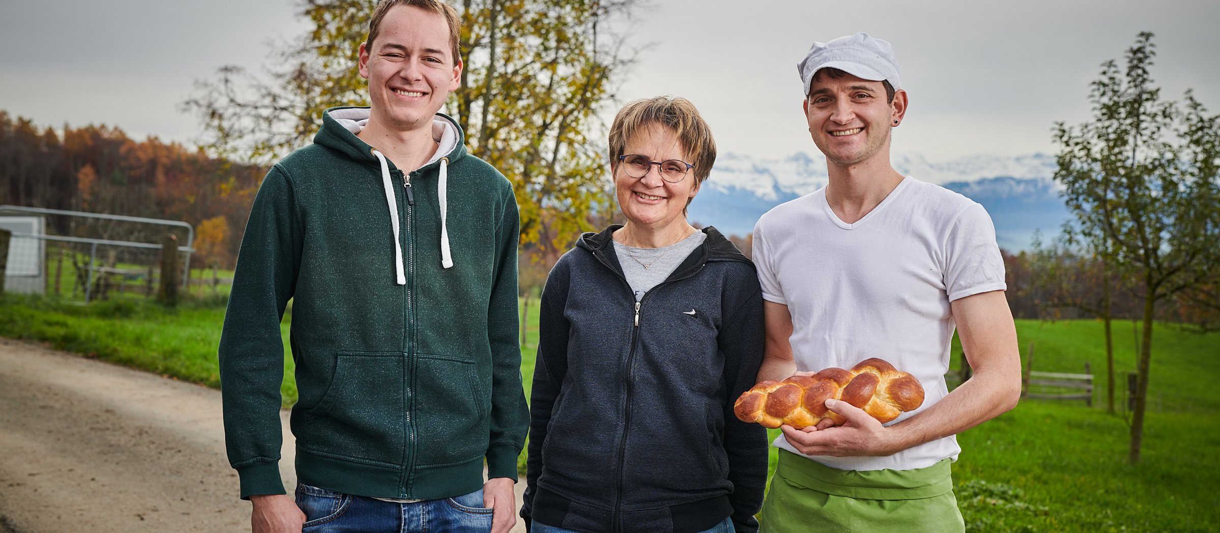 familie peter auf ihrem biohof bachhalde in luzerner seetal